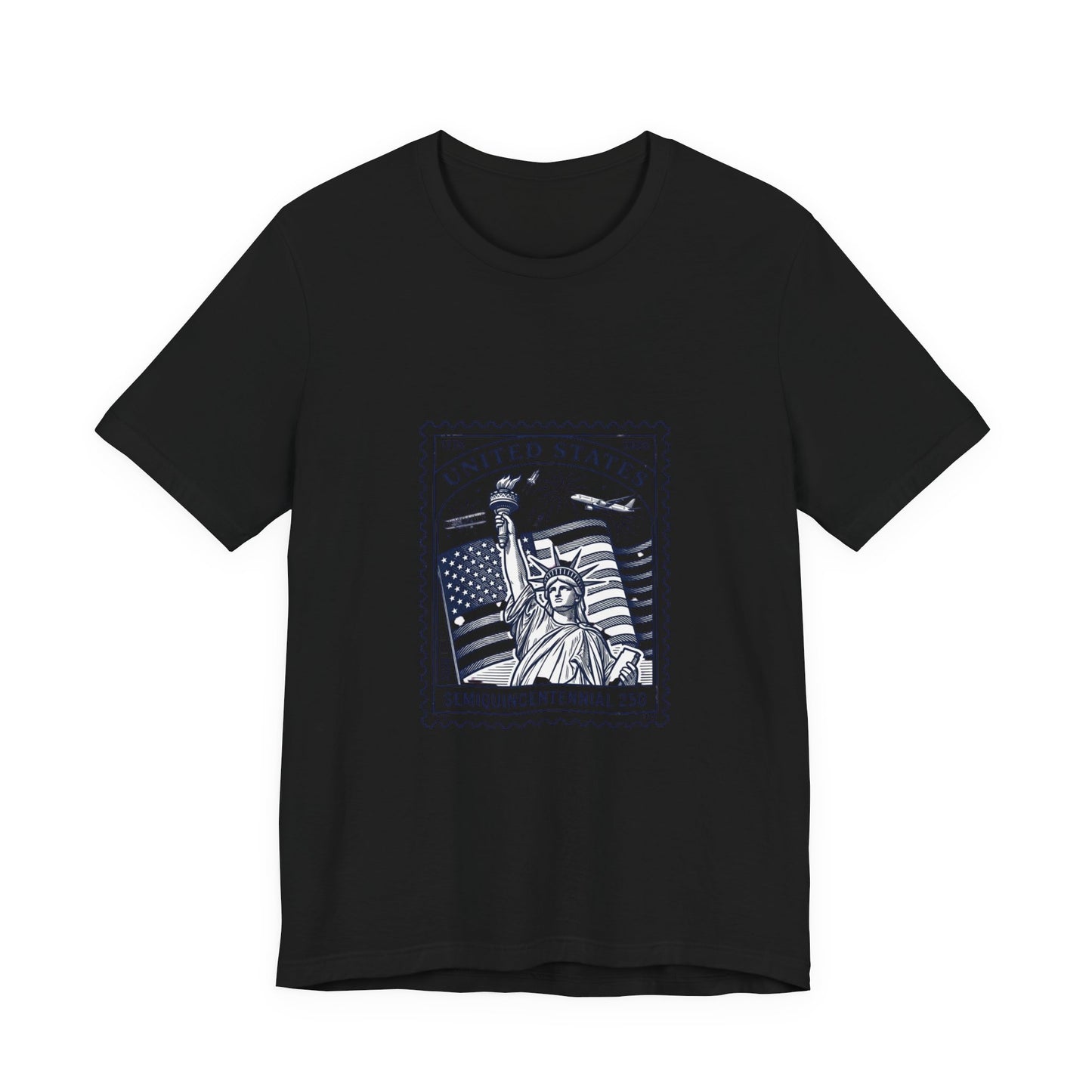 Liberty Stamp Graphic Tee | 4th of July Vintage Americana, Stars & Flag